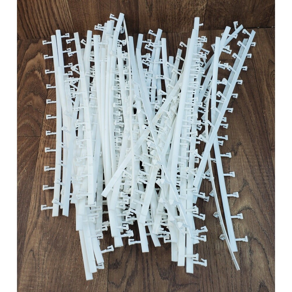 Life-Like Slot Car HO Scale White Guard Rail Lot of 50+
